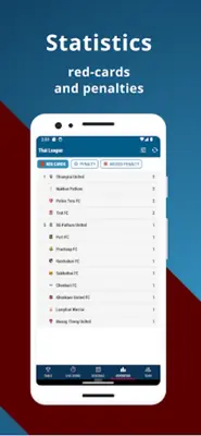 Thai League android App screenshot 1